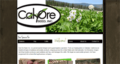 Desktop Screenshot of caloreseed.com